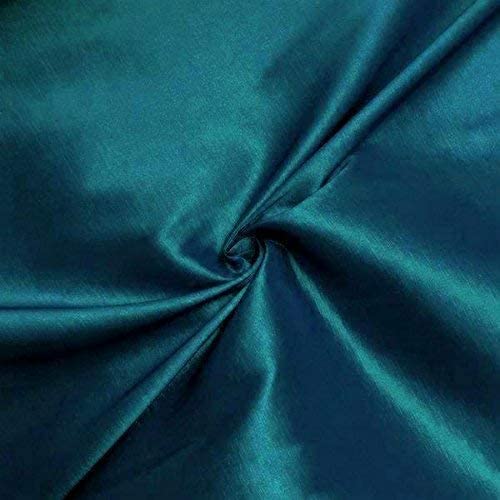 60" Wide Medium Weight Stretch Taffeta Fabric (Light Teal, 1 Yard)