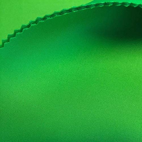 58/60" Wide 90% Polyester / 10% Spandex Neoprene Scuba Fabric (Emerald Green, 1 Yard)