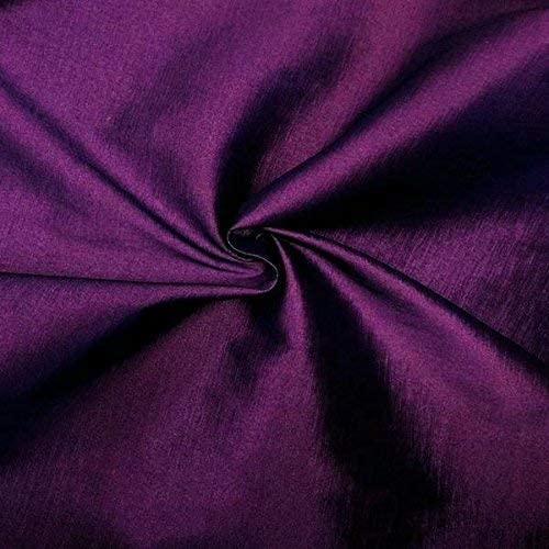 60" Wide Medium Weight Stretch Taffeta Fabric (Light Plum, 1 Yard)