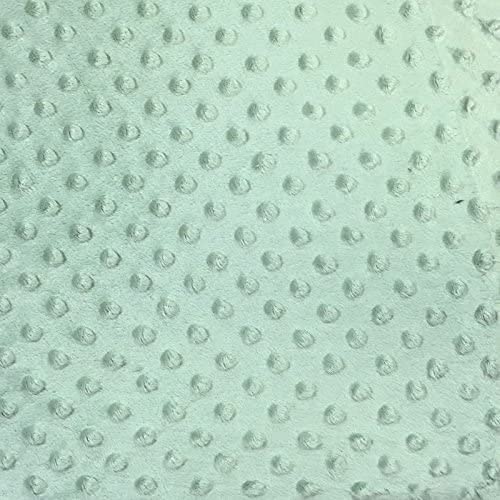 Minky Dimple Dot Soft Cuddle Fabric (Asparagus, 1 Yard)