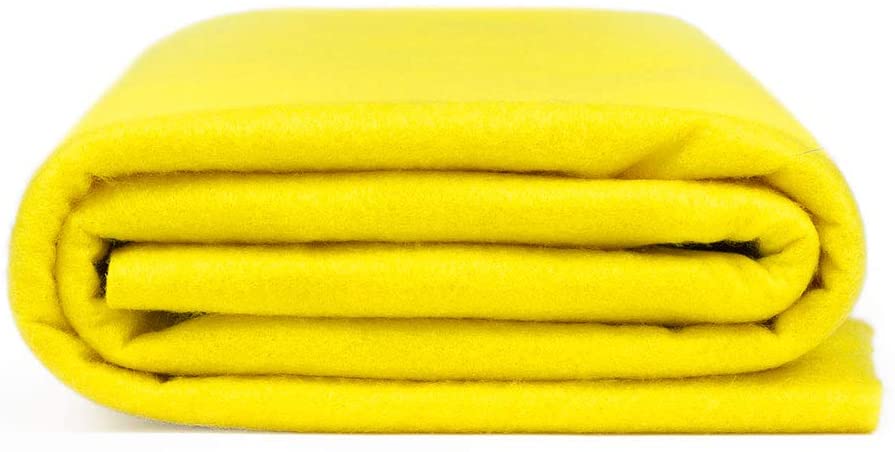 Craft Felt by The Yard 72" Wide X 1 YD Long - Neon Yellow