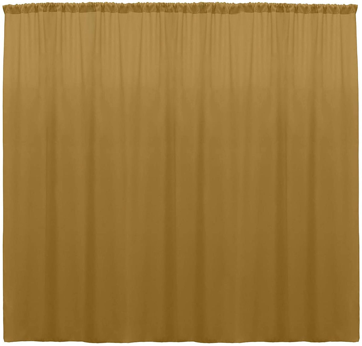 Polyester Backdrop Drape Curtain Panel - (Gold