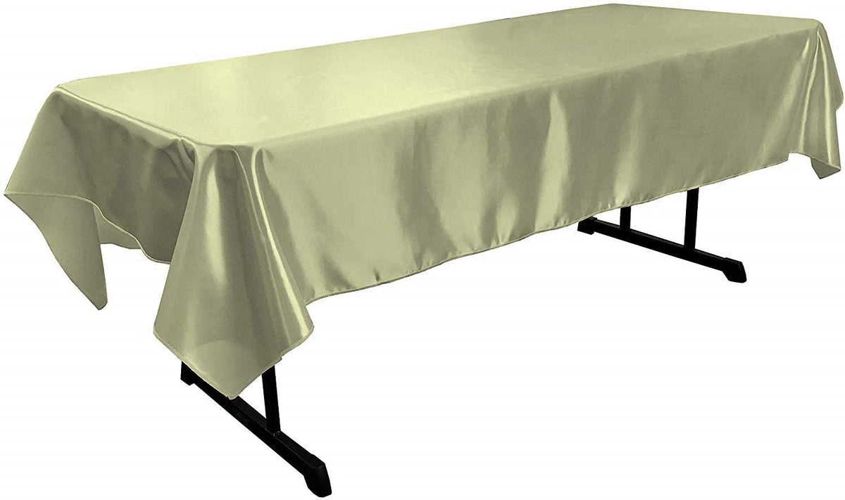 Polyester Bridal Satin Table Tablecloth (Sage,