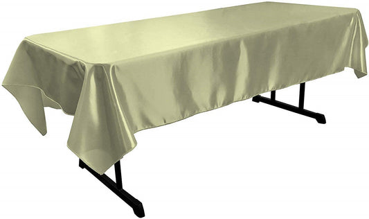 Polyester Bridal Satin Table Tablecloth (Sage,