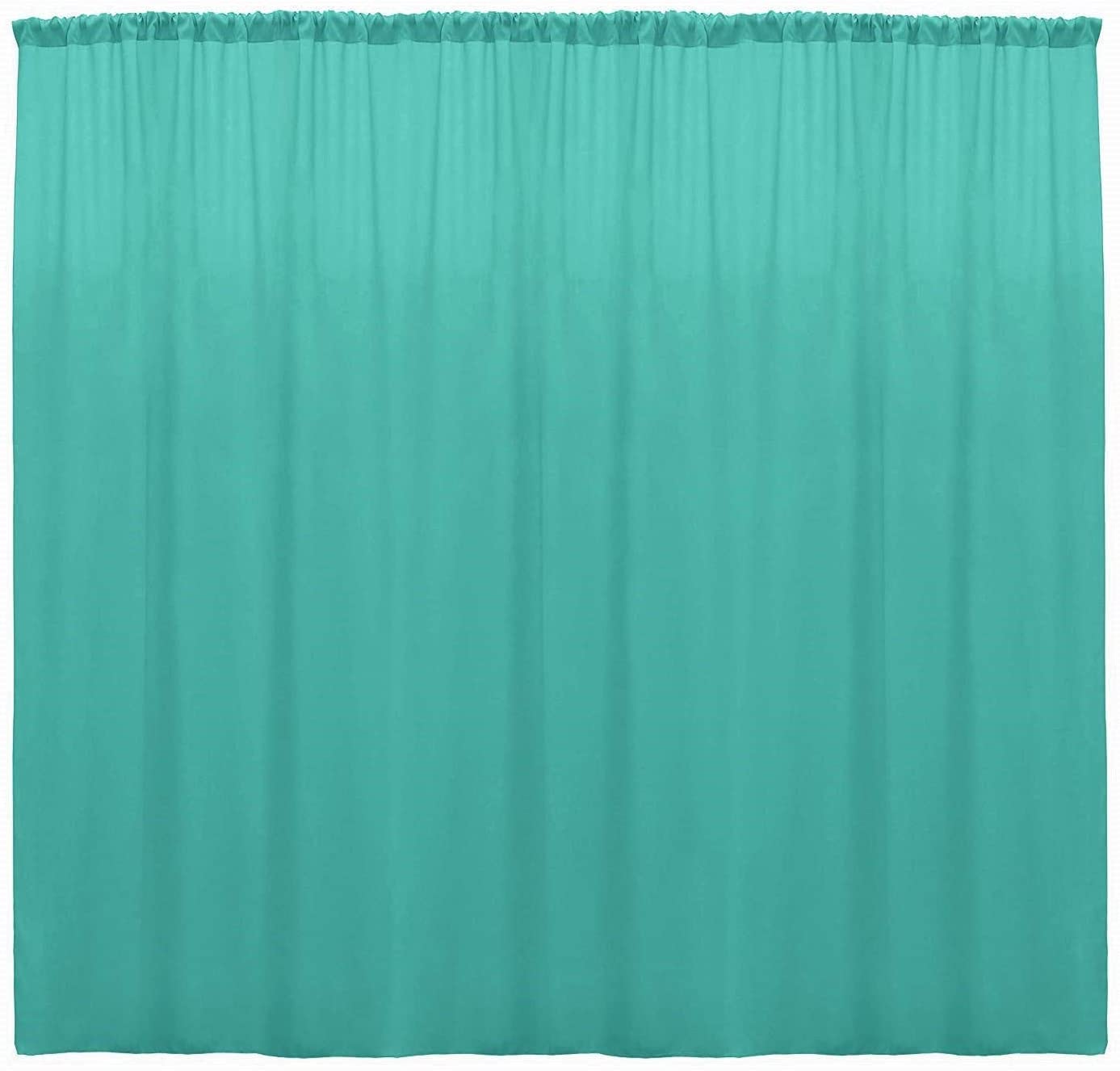 Polyester Backdrop Drape Curtain Panel - (Mint,