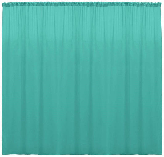 Polyester Backdrop Drape Curtain Panel - (Mint,