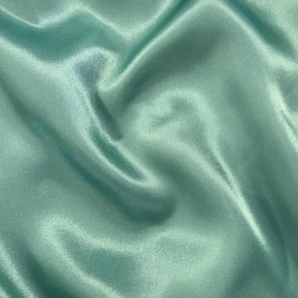 100% Polyester Soft Bridal Charmeuse Satin Fabric (Jade # 48,