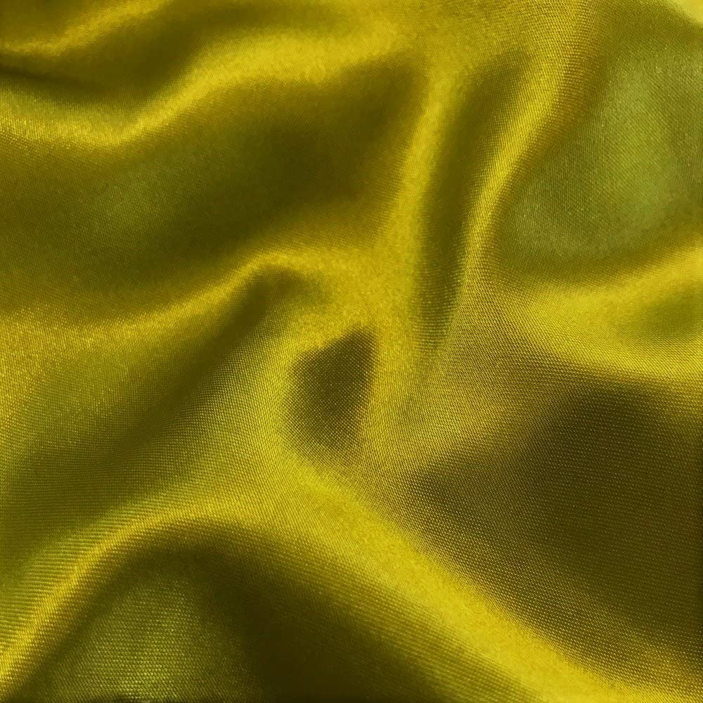 100% Polyester Soft Bridal Charmeuse Satin Fabric (Avocado # 52,