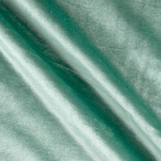 Upholstery Royal Velvet Fabric, 100% Polyester Upholstery Fabric (1 Yard, Aqua)