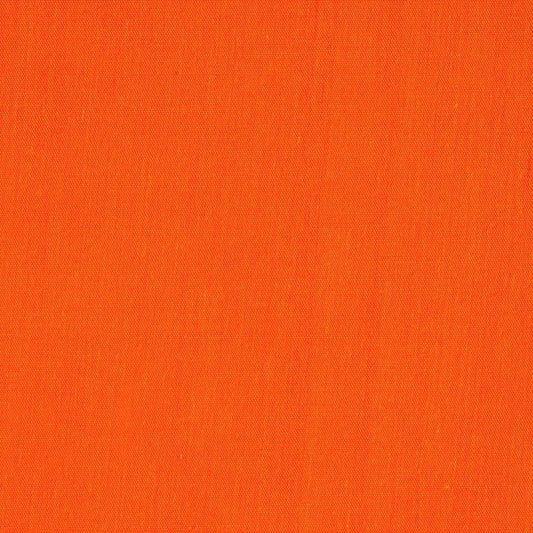 Premium Light Weight Poly Cotton Blend Broadcloth Fabric, Good to Make Face Mask Fabric (Orange, 1 Yard)