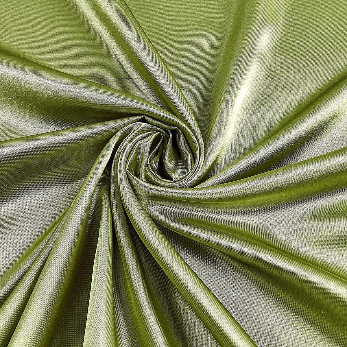 Spandex Light Weight Silky Stretch Charmeuse Satin Fabric (Sage 826,