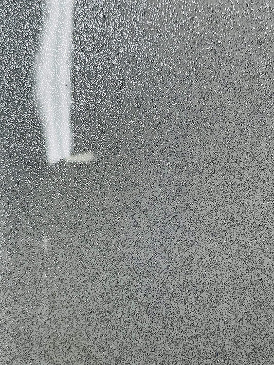 53/54" Wide Shiny Sparkle Glitter Vinyl, Faux Leather PVC-Upholstery Craft Fabric by The Yard (Silver, 1 Yard)