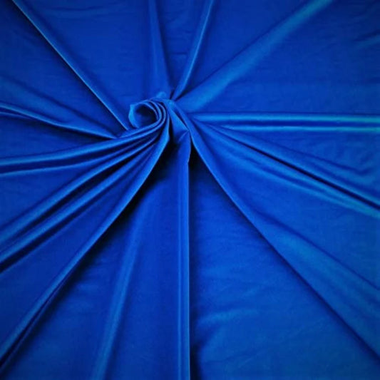 Royal Blue Shiny Milliskin Nylon Spandex Fabric 4 Way Stretch 58" Wide Sold by The Yard