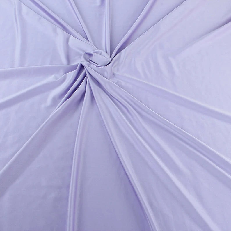 Lavender Shiny Milliskin Nylon Spandex Fabric 4 Way Stretch 58" Wide Sold by The Yard