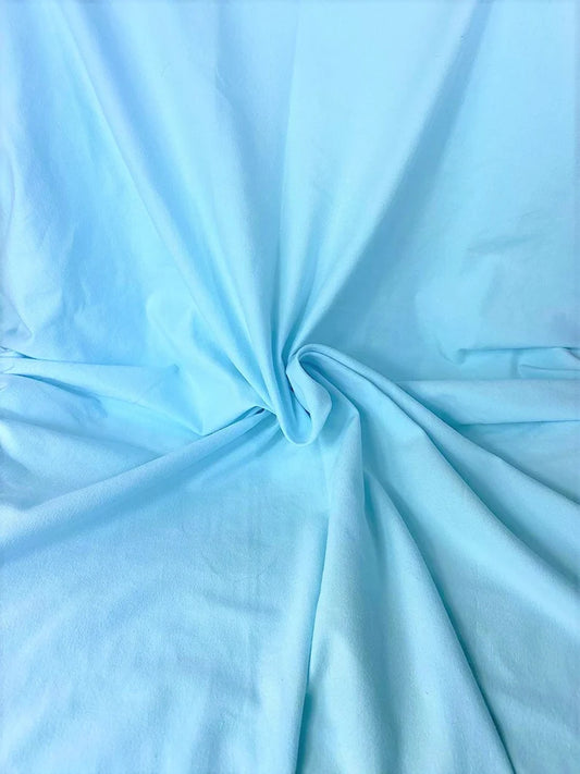 Light Blue Shiny Milliskin Nylon Spandex Fabric 4 Way Stretch 58" Wide Sold by The Yard