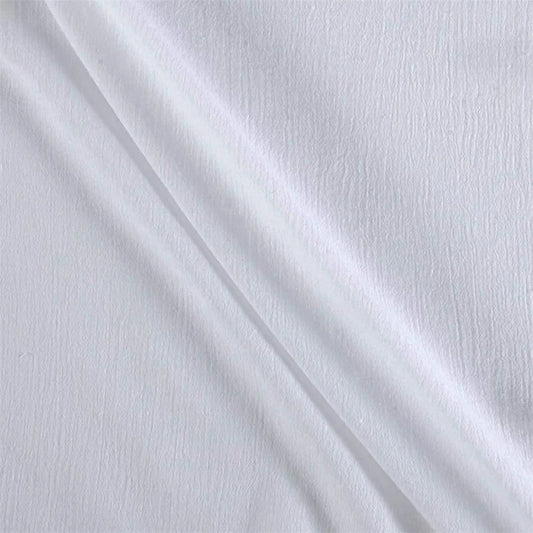 Cotton Gauze Fabric 100% Cotton 48/50" inches Wide Crinkled Lightweight Sold by The Yard. White