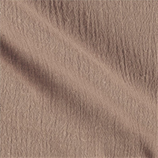 Cotton Gauze Fabric 100% Cotton 48/50" inches Wide Crinkled Lightweight Sold by The Yard. Khaki
