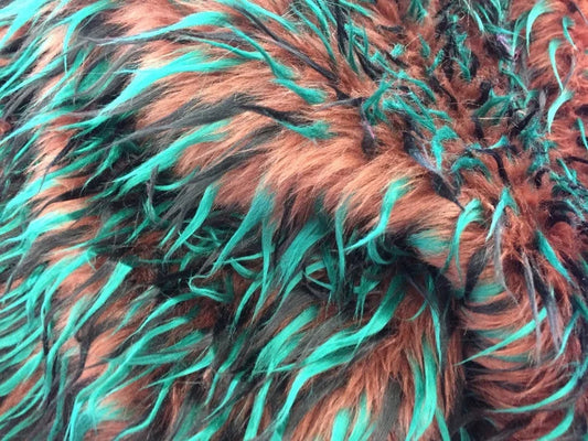 3 Tone Spikes Faux Fur- Shaggy Faux Fur-Fashion-Jackets-Apparel-Decorations-Throw Blankets-Sold By The Yard