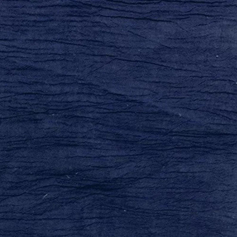 Cotton Gauze Fabric 100% Cotton 48/50" inches Wide Crinkled Lightweight Sold by The Yard. Nav