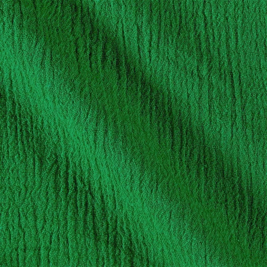 Cotton Gauze Fabric 100% Cotton 48/50" inches Wide Crinkled Lightweight Sold by The Yard. Kelly