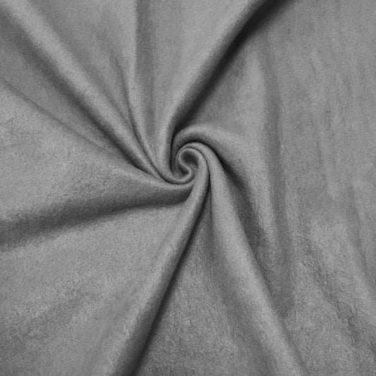 Solid Polar Fleece Fabric Anti-Pill 58" Wide Sold by The Yard. Gray