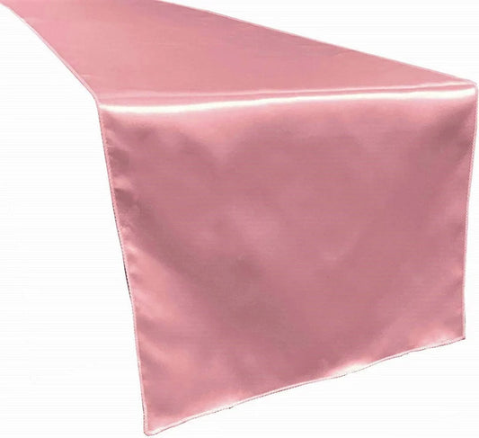 Wedding Banquet Decoration, Bridal Satin Table Runner ( Candy Pink , Choose Size Below