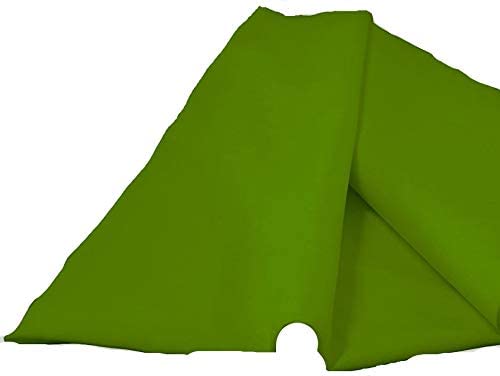 60" Wide 100% Polyester Spun Poplin Fabric (Avocado, 1 Yard)