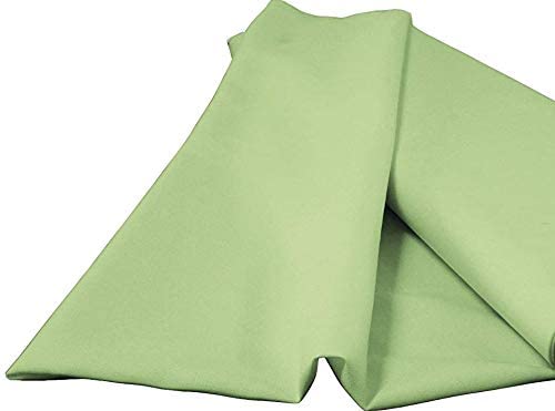 60" Wide 100% Polyester Spun Poplin Fabric (Sage, 1 Yard)