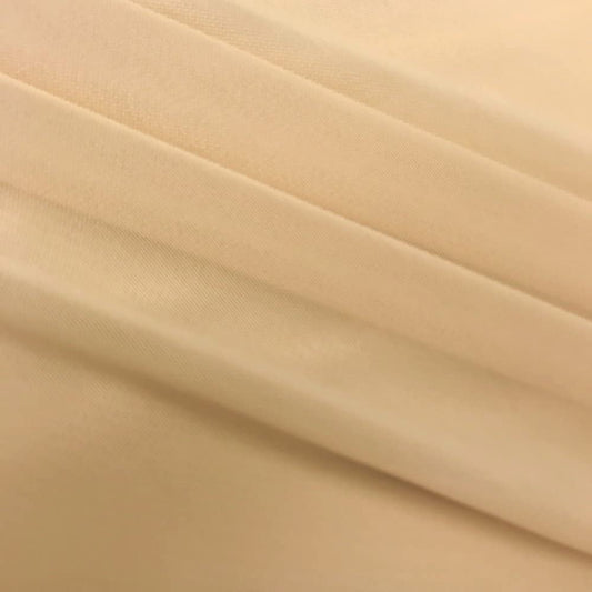 Solid Stretch Power Mesh Fabric Nylon Spandex (1 Yard, Nude)
