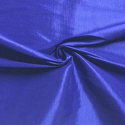 60" Wide Medium Weight Stretch Taffeta Fabric (Royal Blue, 1 Yard)