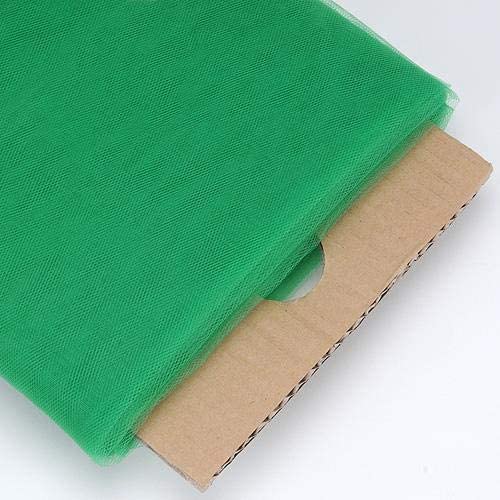 54" Wide by 40 Yards Long (120 Feet) Polyester Tulle Fabric Bolt, for Wedding and Decoration (Emerald Green, 54" Wide x 40 Yards)