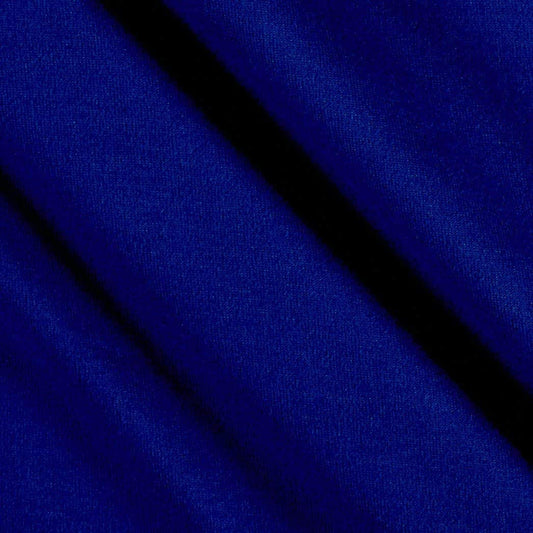 100% Polyester Wrinkle Free Stretch Double Knit Scuba Fabric (Royal Blue, 1 Yard)