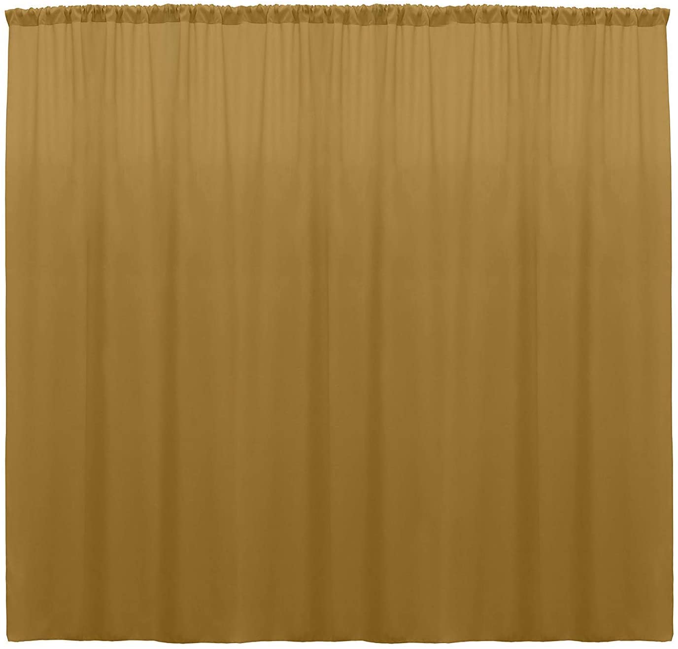 Polyester Backdrop Drape Curtain Panel - (Gold