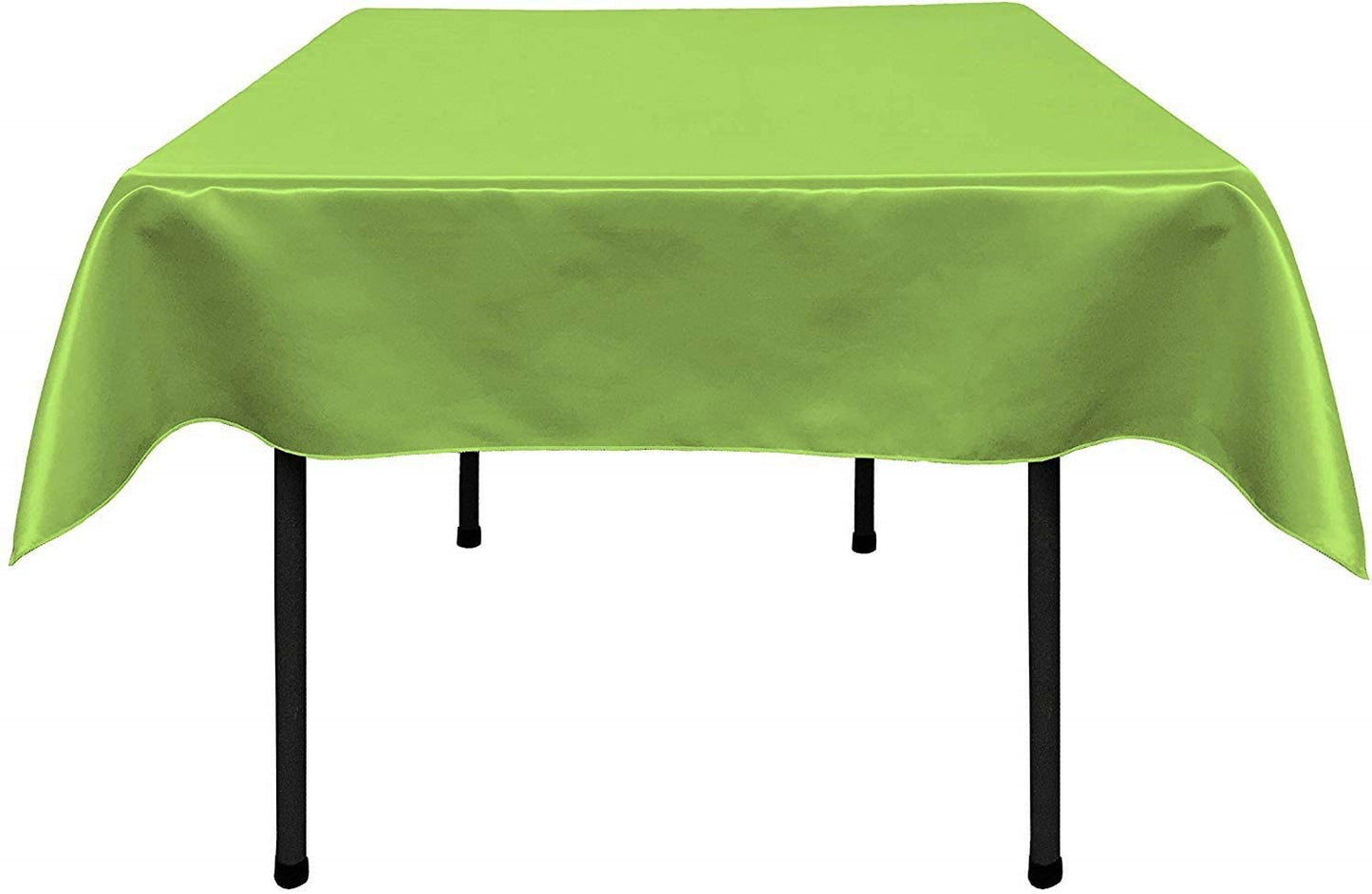 Polyester Bridal Satin Table Tablecloth (Lime,