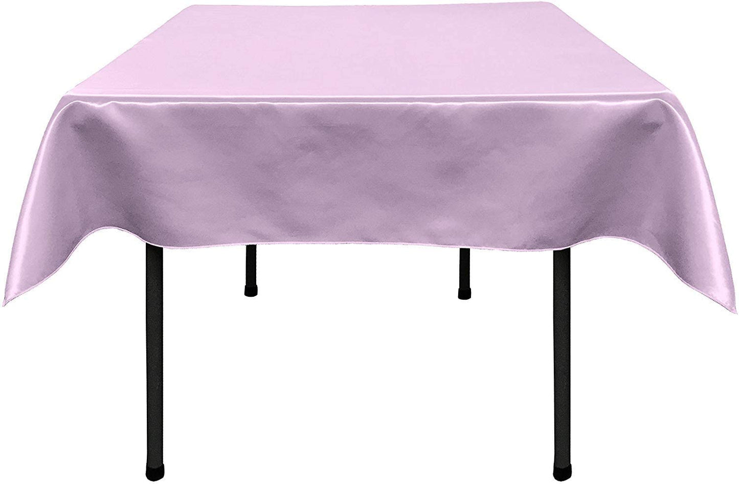 Polyester Bridal Satin Table Tablecloth (Lilac,