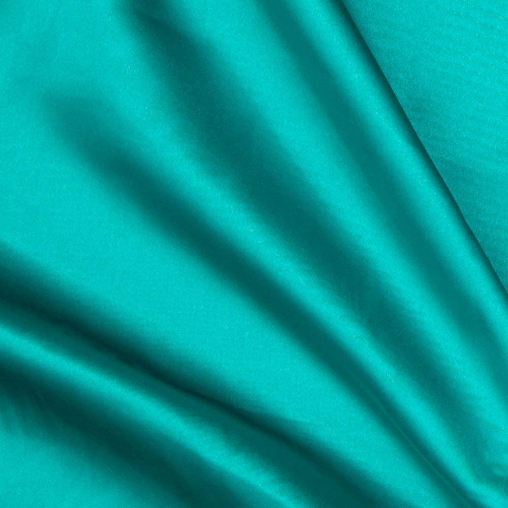 Spandex Light Weight Silky Stretch Charmeuse Satin Fabric (Jade 731,