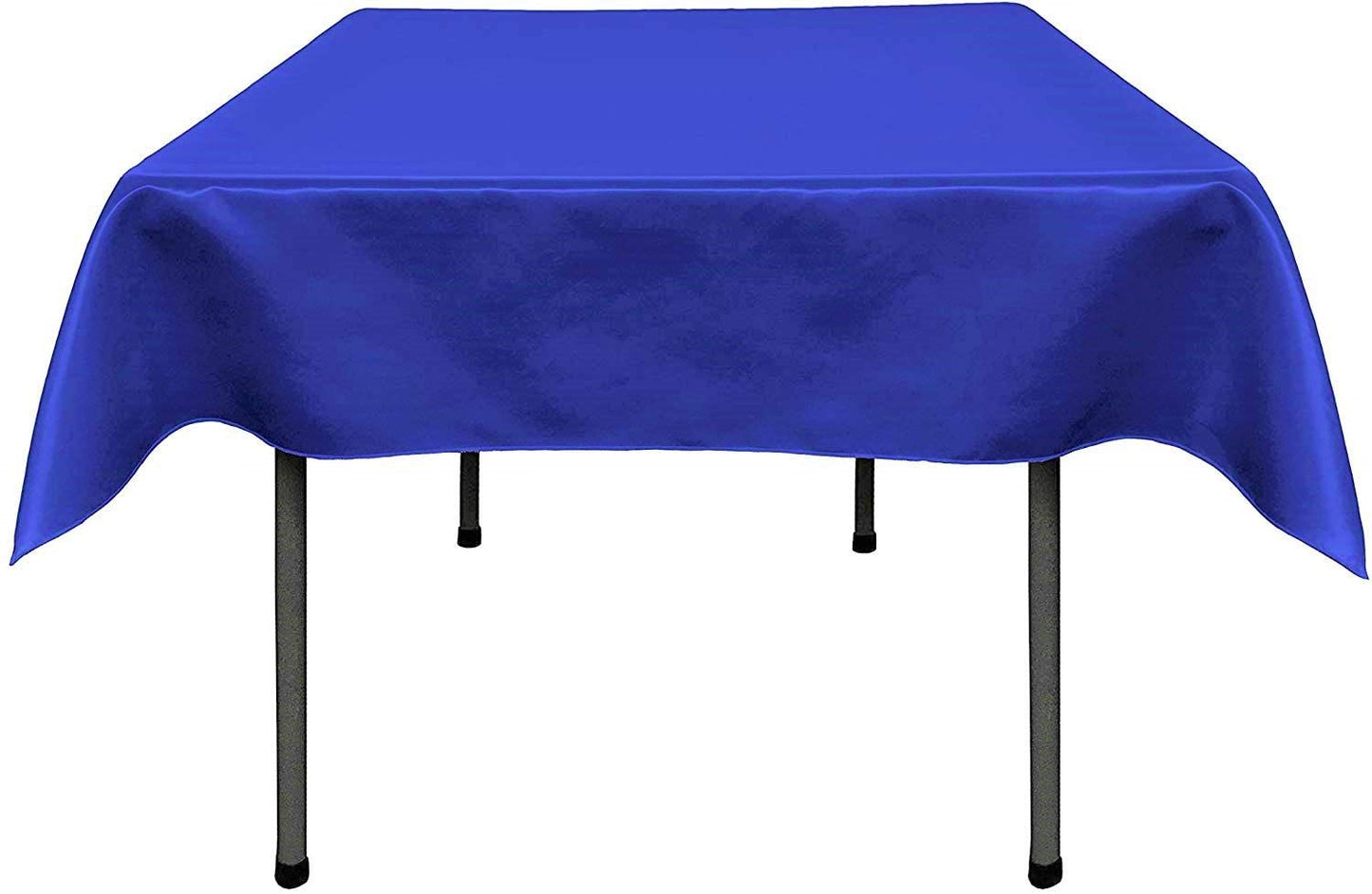 Polyester Bridal Satin Table Tablecloth (Royal Blue,
