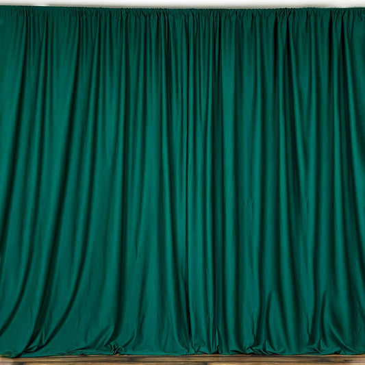 Polyester Backdrop Drape Curtain Panel - (Kelly Green,