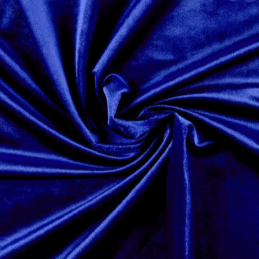 Upholstery Royal Velvet Fabric, 100% Polyester Upholstery Fabric (1 Yard, Royal Blue)