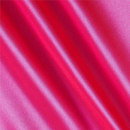 Spandex, Stretch L'Amour Satin Fabric (Fuchsia 529, 1 Yard)