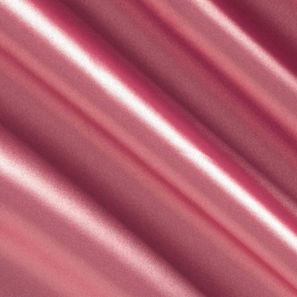 Spandex Light Weight Silky Stretch Charmeuse Satin Fabric (Dusty Rose 531,