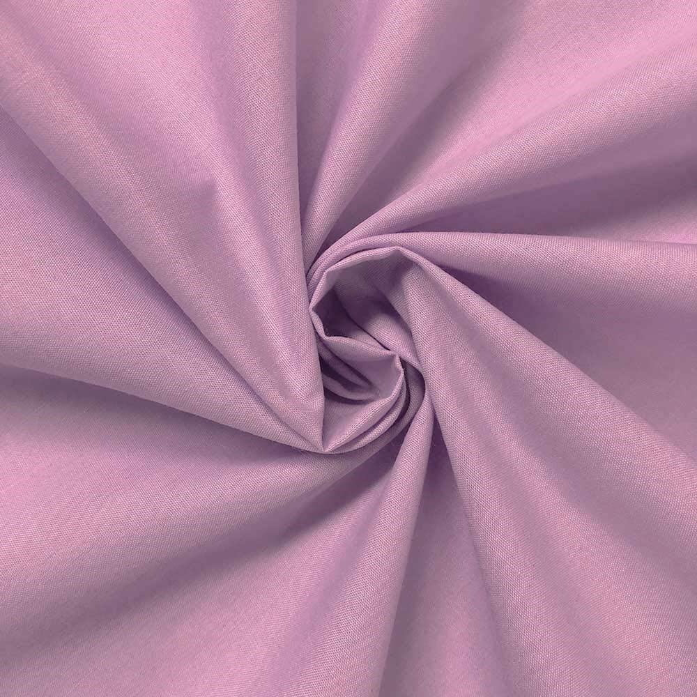 Premium Light Weight Poly Cotton Blend Broadcloth Fabric, Good to Make Face Mask Fabric (Lilac, 1 Yard)