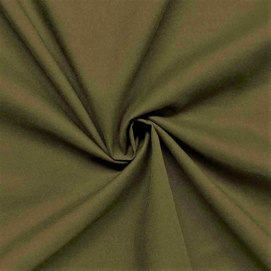 Premium Light Weight Poly Cotton Blend Broadcloth Fabric, Good to Make Face Mask Fabric (Olive, 1 Yard)
