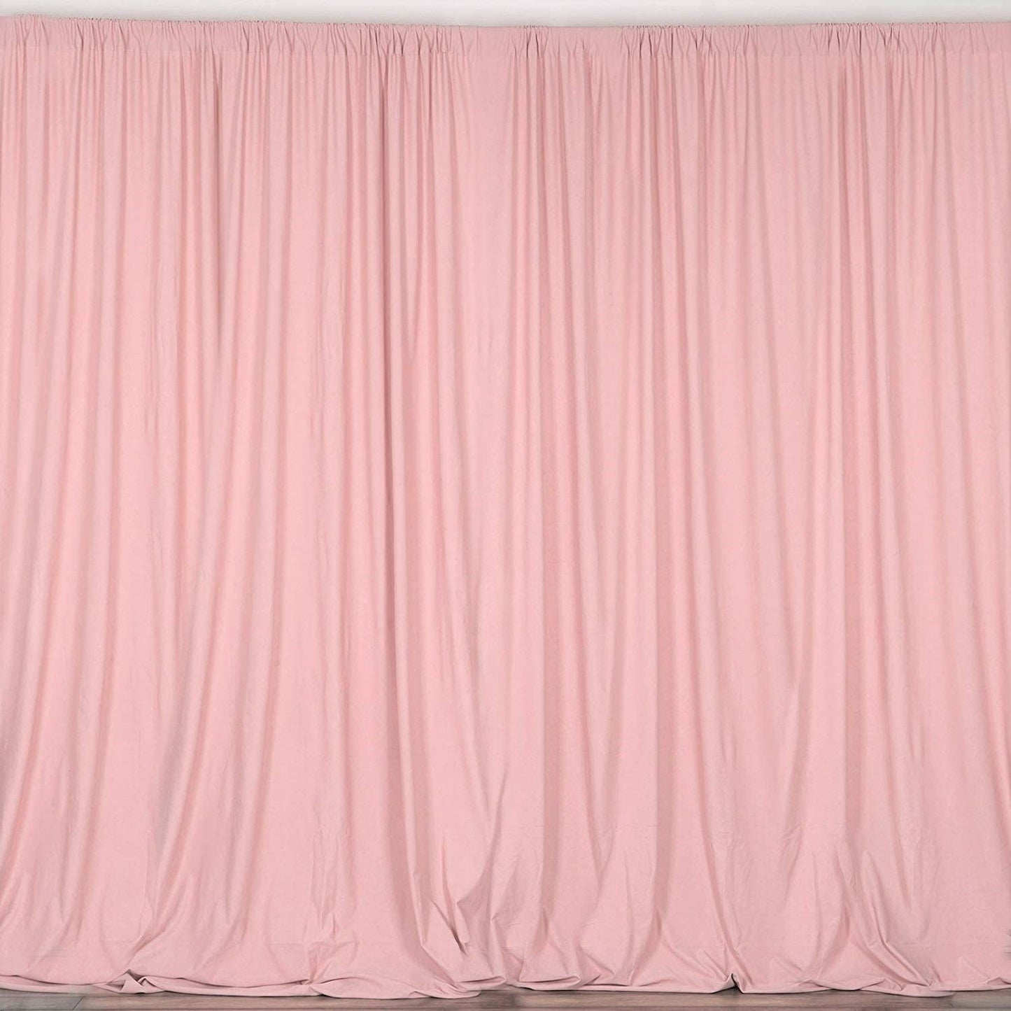 Polyester Backdrop Drape Curtain Panel - (Blush,