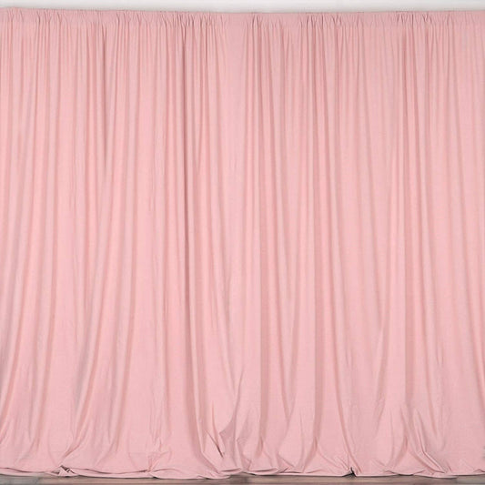 Polyester Backdrop Drape Curtain Panel - (Blush,