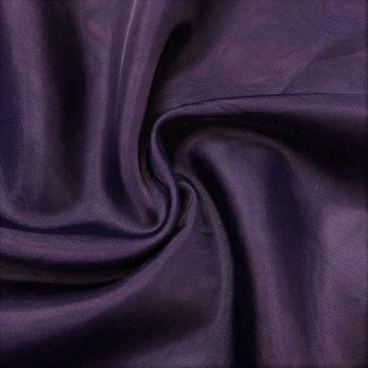 Sheer Voile Chiffon Fabric Draping Panels | Voile Fabric - 120" Wide | Use for Backdrop Curtain 10 Feet Wide. (Eggplant, by The Yard Folded)