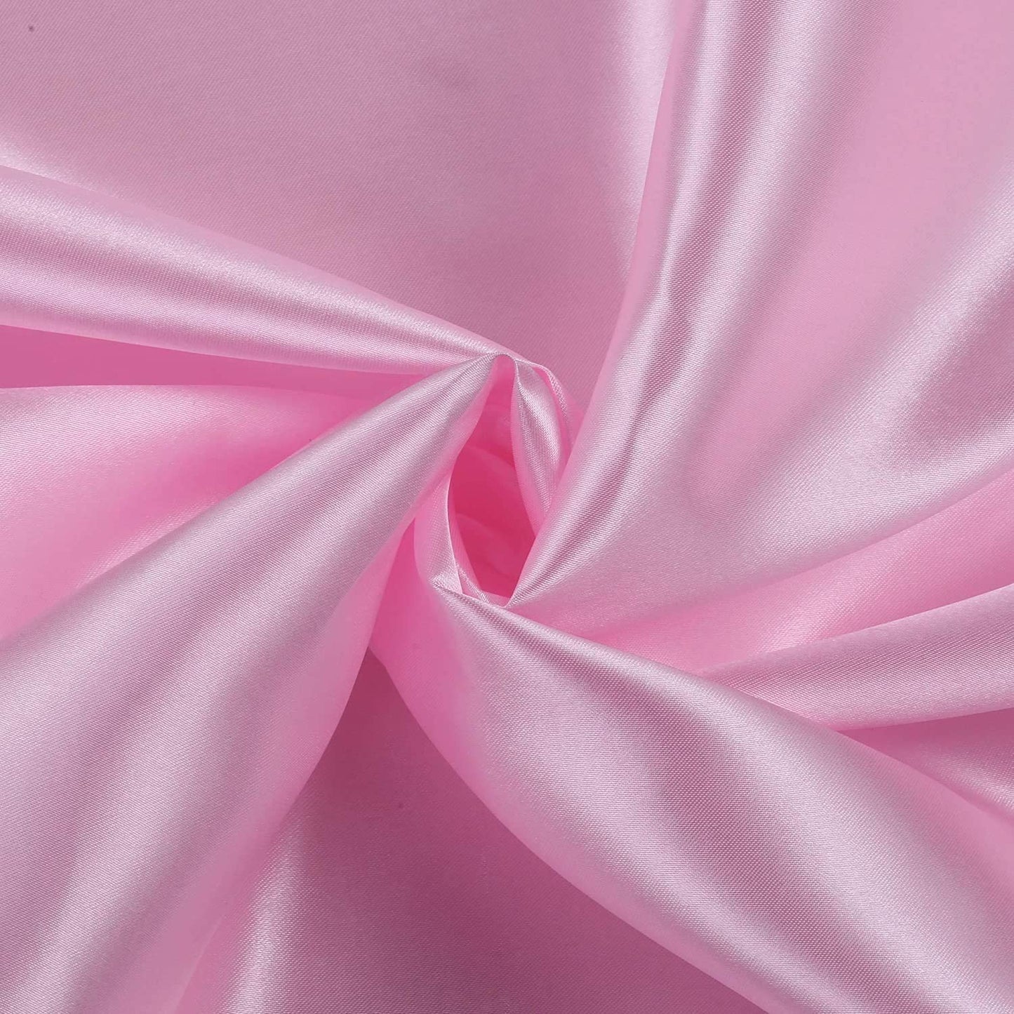 100% Polyester Soft Bridal Charmeuse Satin Fabric (Light Pink # 14,