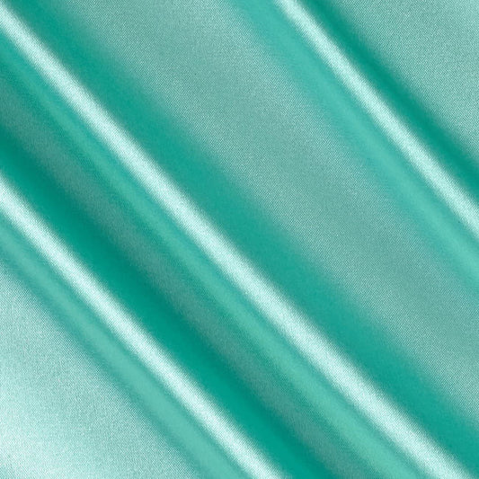 Spandex Light Weight Silky Stretch Charmeuse Satin Fabric (Mint 730,