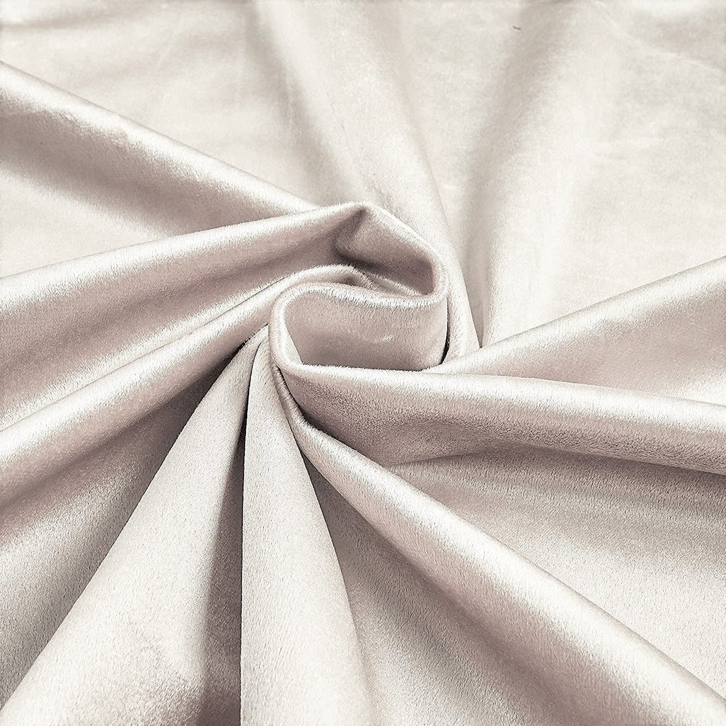 Upholstery Royal Velvet Fabric, 100% Polyester Upholstery Fabric (1 Yard, Champagne)