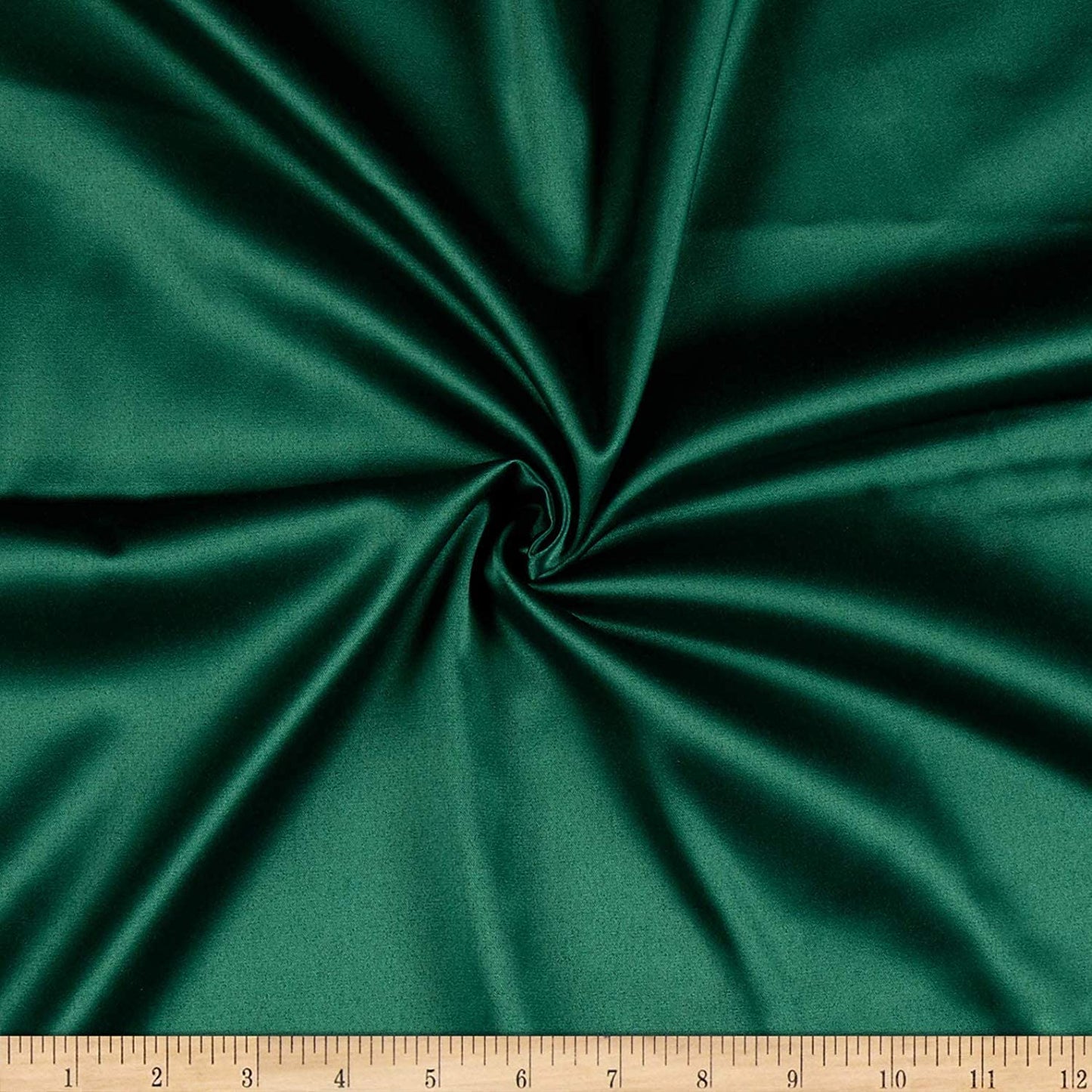 Spandex, Stretch L'Amour Satin Fabric (Hunter Green 732, 1 Yard)